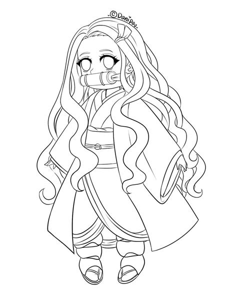 Dibujo de Nezuko Chibi | Arte Anime Amino Amino