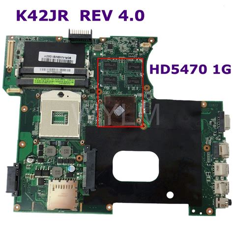 K42jr Hd5470 1gb Mainboard Rev40 For Asus A42j X42j K42j K42jr Laptop