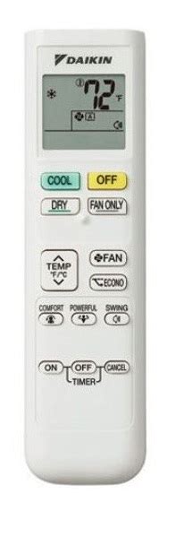 Daikin Mini Split Original Remote Control