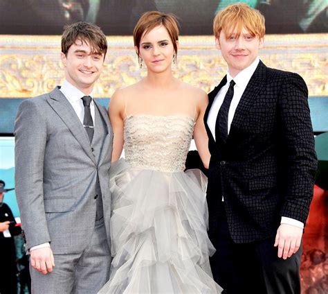 Daniel Radcliffe Emma Watson Rupert Grint Daniel Radcliffe Et Rupert