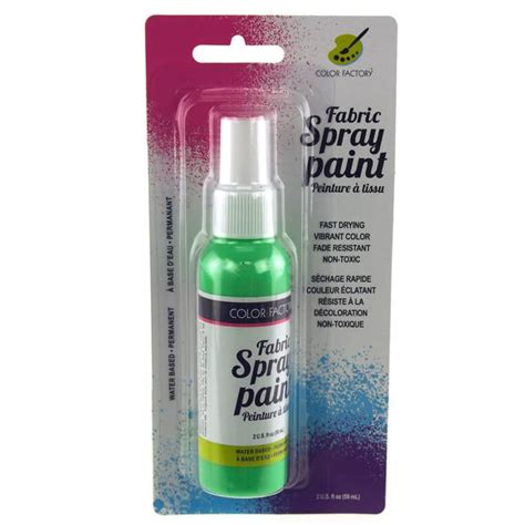 Fabric Color Spray Paint 59ml 5 Inch Neon Green