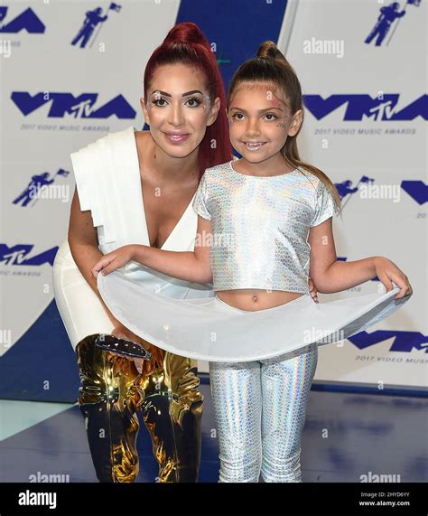 Farrah Abraham And Sophia Abraham Attending The Mtv Video Music Awards 2017 Held At The Forum In