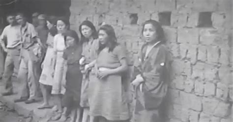 Distressing Footage Of Sex Slaves Used By Soldiers In World War Two Revealed For The First Time