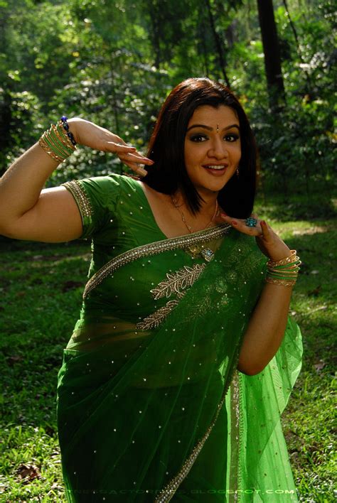 Aarthi Agarwal Green Saree Photos Actress Saree Photos