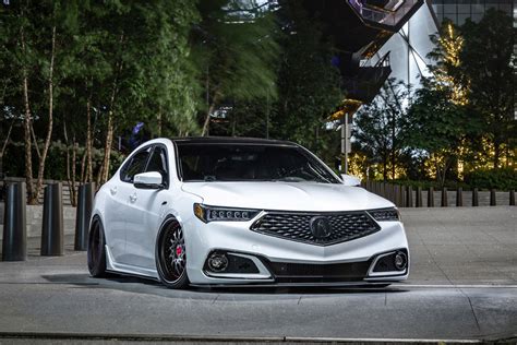 Acura Tlx On The Avant Garde F142 In Matte Black Center With Matte