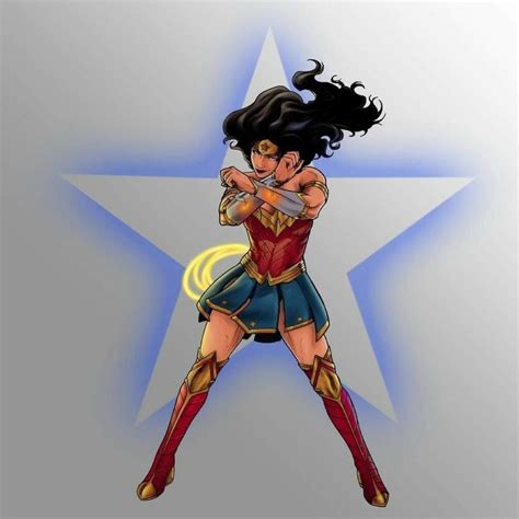 Lmh Artist Unknown Wonder Woman Superhero Comic Art