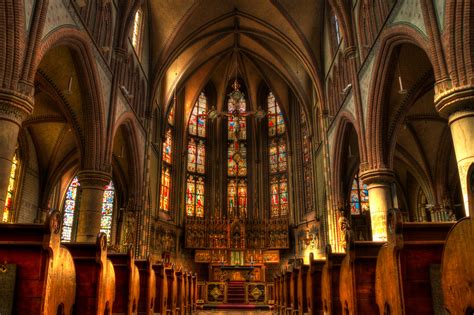 Brown Cathedral Interior · Free Stock Photo