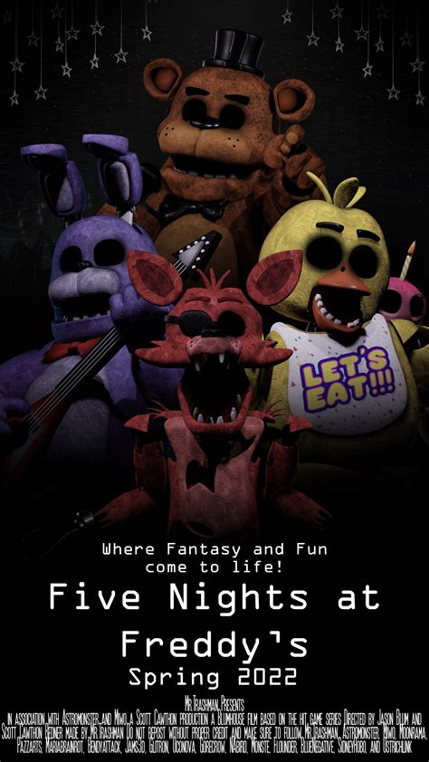 Fnaf Movie Updates On Twitter Fnaf Movie Fanmade Character Posters