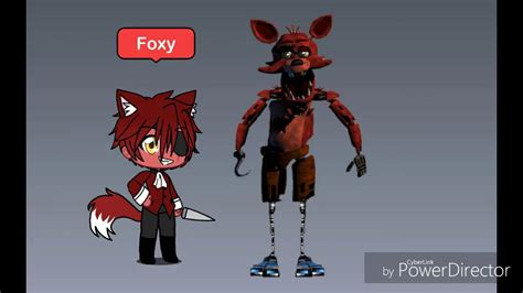 Mostly All The Fnaf Characters In Gacha Life My Version Youtube