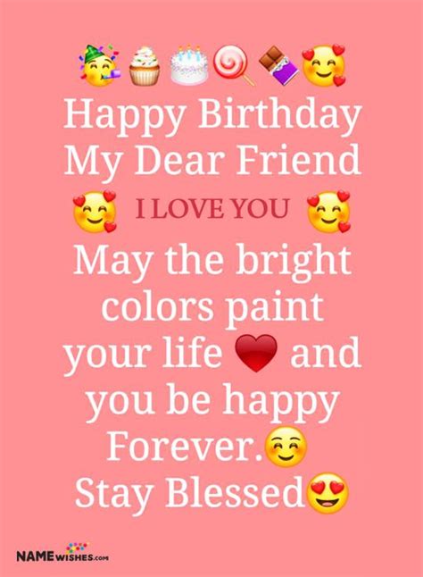 Birthday Whatsapp Wishes For Friend Happy Birthday Card Birthday