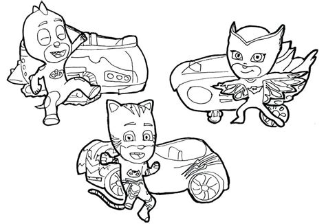 Dibujos De Pj Masks Para Colorear Imprime Gratis