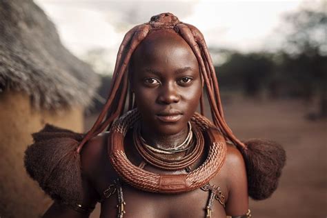 Himba Woman Portrait Apprendre La Photo Photographie