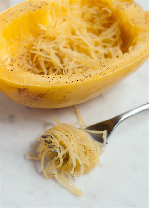 The spaghetti squash, its yellow, oblong and once cooked turns into something pretty magical. How To Cook Spaghetti Squash in the Microwave | Kitchn
