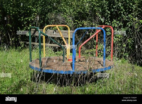 Overgrown Playground Hi Res Stock Photography And Images Alamy
