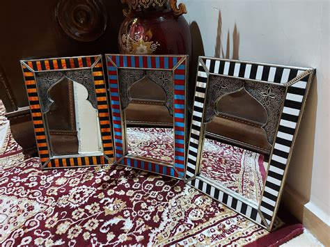Moroccan Mirror 40 Cm28 Cm 100 Handmade Wall Mirror Etsy In 2021