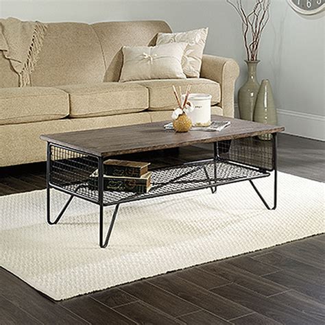 Rectangular Contemporary Coffee Table In Walnut Mathis Brothers Furniture