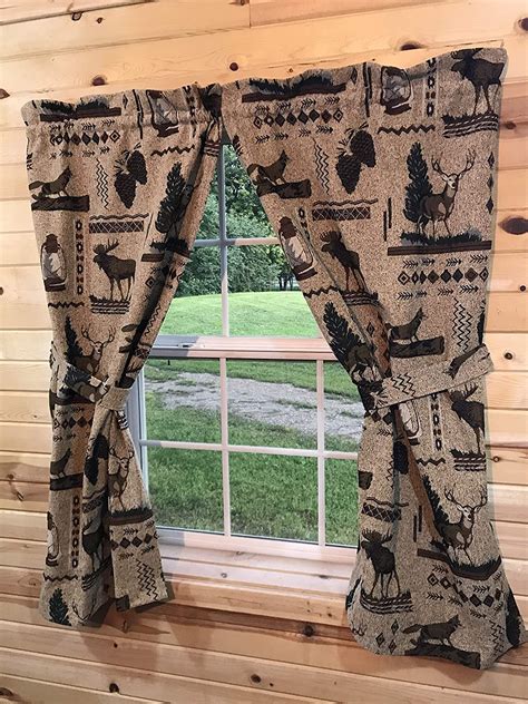 Up North Style Rustic Cabin Curtains Handmade
