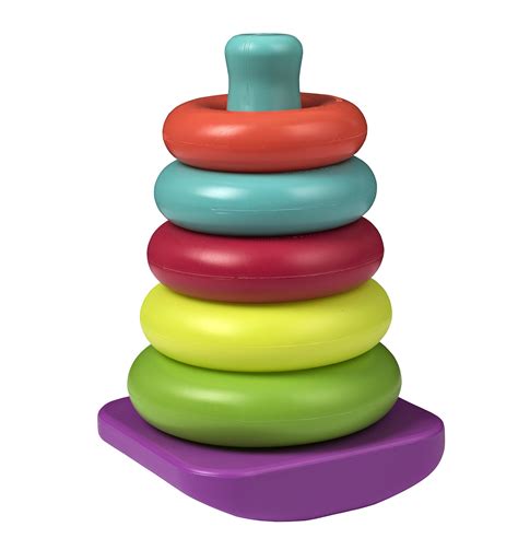 Playkidz Rainbow Stacking Rings Educational Toy And Sensory Stacking