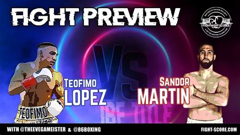 Teofimo Lopez Vs Sandor Martin Fight Preview Youtube