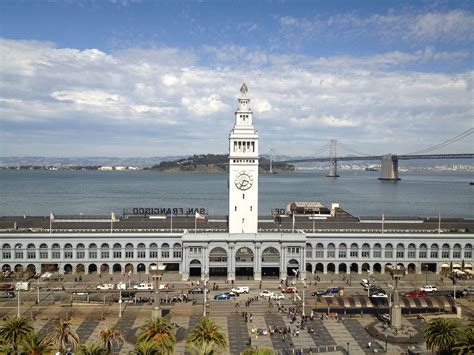Ferry Building In Embarcadero To See Also Bay Bridge San Francisco