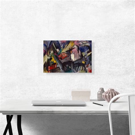 Artcanvas The Unfortunate Land Of Tyrol On Canvas By Franz Marc Painting Wayfair