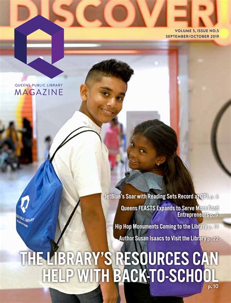 Queens Public Library Magazine Septemberoctober 2019 By Queens Public