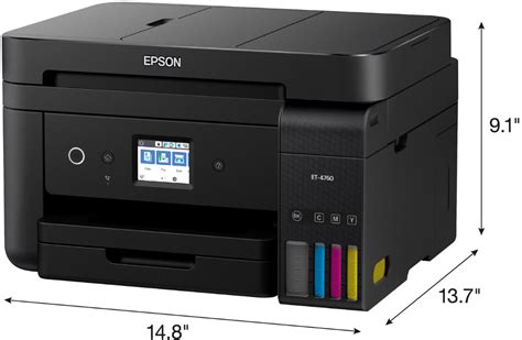 Epson Ecotank Et 4760 Wireless All In One Printer Black Epson Ecotank