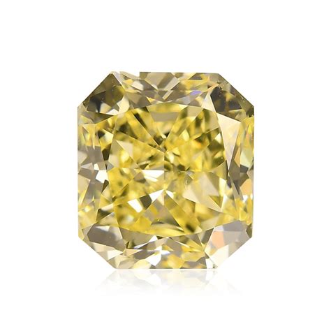 222 Carat Fancy Intense Yellow Diamond Radiant Shape Vs2 Clarity