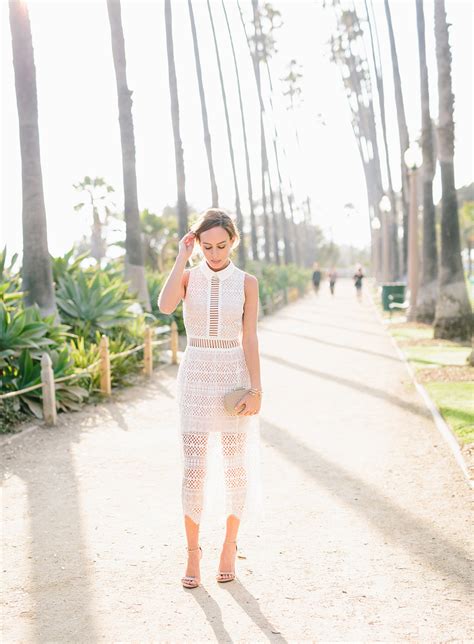Sydne Style Wears Asos White Lace Collar Dress For Summer Outfit Ideas