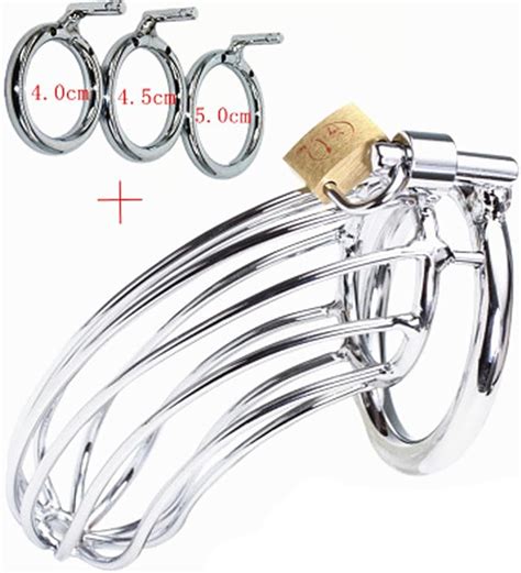 Sm500 Cock Ring Chastity Cage For Male Penis Exercise With 3 Different Size 16 1