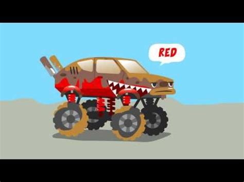 Seen by millions, your child will love to sing and dance to blippi's nursery rhymes! Monster Truck Car Wash Song for Kids | Learn Colors with Kids Cartoon Vehicles | The Kiboomers ...