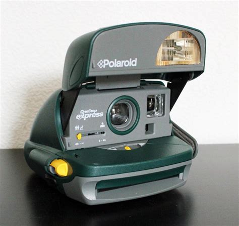 Vintage Polaroid Green Onestep One Step Express Instant Camera Etsy