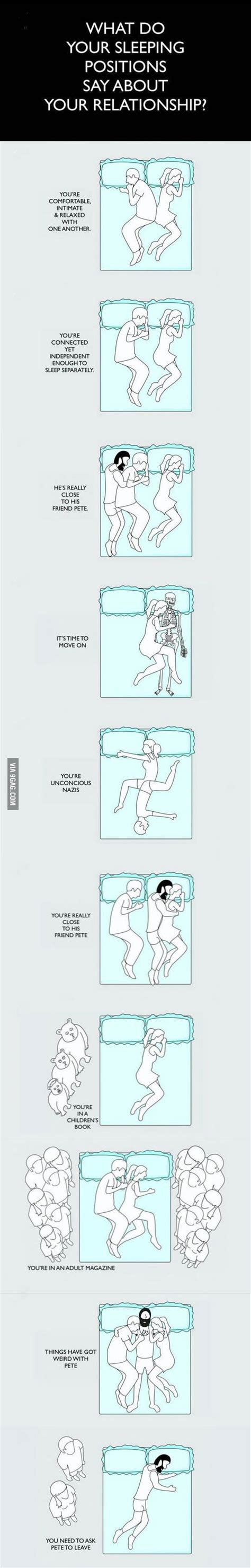 What Do Your Sleeping Positions Say About Your Relationship 9GAG