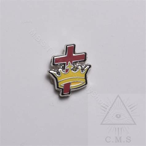 Knight Templar Cross And Crown Lapel Pin Masonic Supply Shop