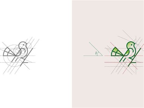 Bird Logo With Golden Ratio By Dainogo On Dribbble