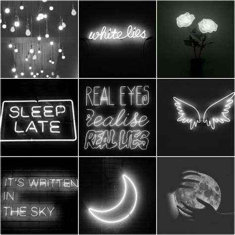 Aesthetic, alien, alternative, black, flowers, freedom, goth, grunge, hipster, hologram, indie, neon, pale, pastel, punk, sad, soft, softgrunge, tumblr, vintage, first set on favim.com. Black and white neon aesthetic. I made it | Neon aesthetic ...