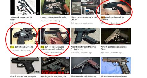 Previously found via airsoft gun shop in malaysia search query: Some dude is selling 'senjata bahaya' to Malaysians, but ...
