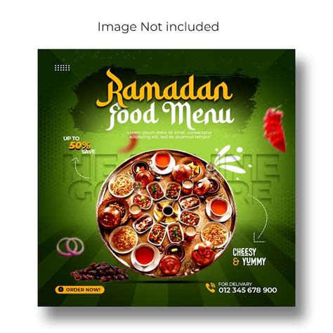 Premium Psd Psd Ramadan Special Food Banner Design Facebook And