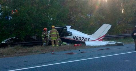 Small Plane Crashes Near Maryland Interstate No One Hurt The Seattle