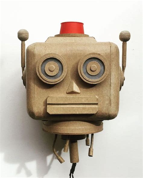 Incredibly Detailed Cardboard Robots By Greg Olijnyk Design Swan