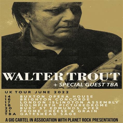 Walter Trout Reschedules UK Tour Mxdwn Co Uk
