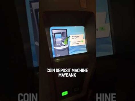 Stores with coin counter machines. Tutorial Coin Deposit Machine Maybank - YouTube