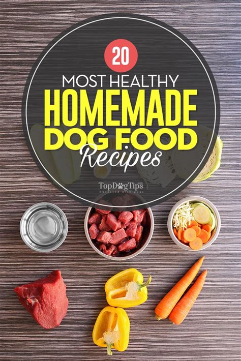 20 Most Healthy Homemade Dog Food Recipes Your Fido Will Love
