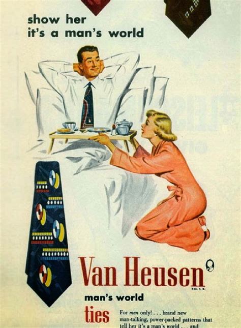 Show Her Its A Mans World Van Heusen Mans World Ties Bygonely
