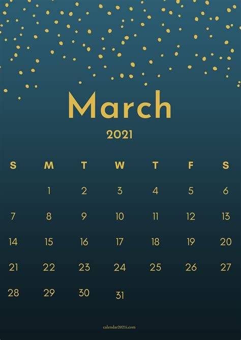🔥 42 March 2021 Calendar Wallpapers Wallpapersafari