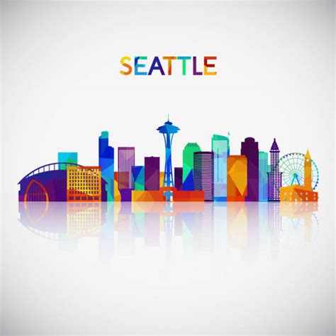 Seattle Skyline Illustrations Royalty Free Vector Graphics And Clip Art
