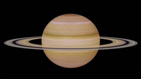 Rotation Of Planet Saturn Youtube