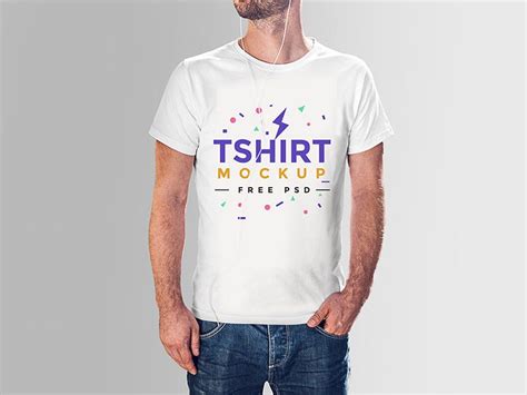 Download Tshirt Mockup PSD Template - BestMockup.com 👍