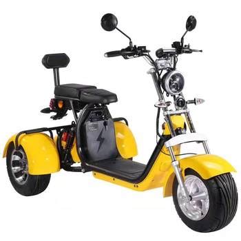 3 개의 바퀴 큰 타이어 Trike 성숙한 세발자전거 Citycoco 3 바퀴 전기 스쿠터 1500w 2000w Eec 증명서