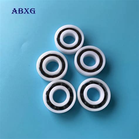 5pcs Pom Bearing 603 604 605 606 607 608 609 Glass Balls Nylon Cage